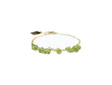 STAINLESS STEEL BRACELET WITH PERIDOT