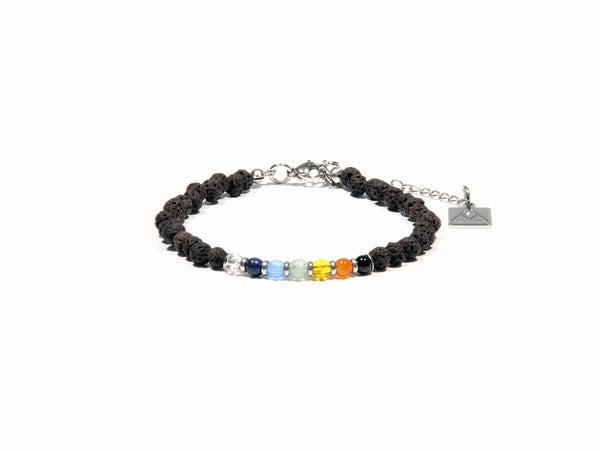 Brown Chakra anklet - Magma Canario - Volcanic Jewelry Shop